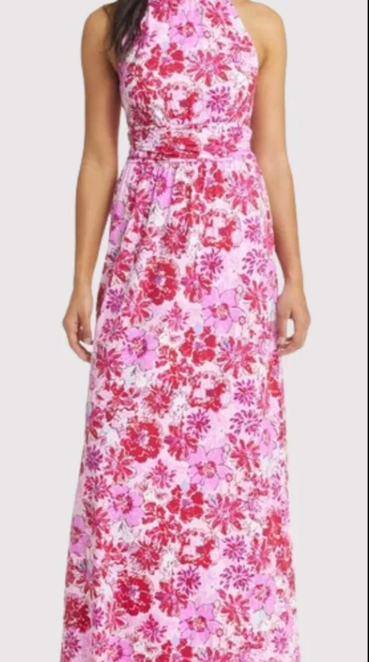 Lilly Pulitzer Halter Maxi Dress